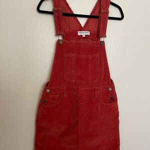 American Apparel Corduroy Overrall Dress